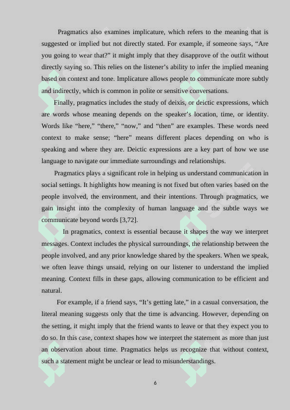 PRAGMATICS AND STYLISTICS 6