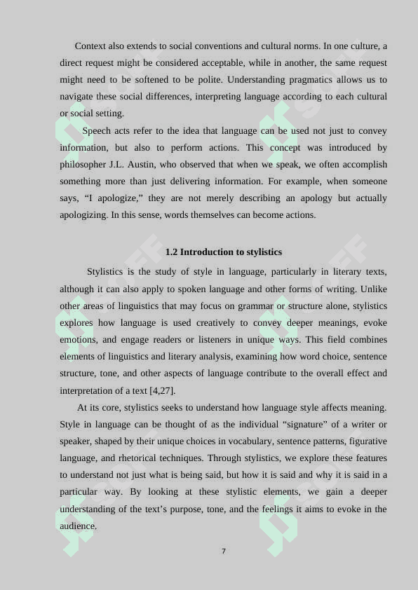 PRAGMATICS AND STYLISTICS 7