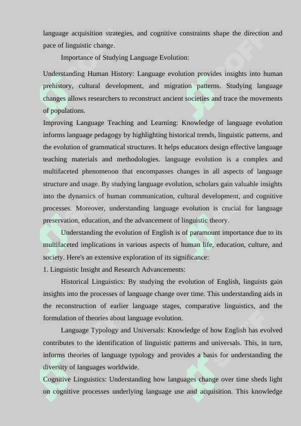 HISTORICAL EVOLUTION OF ENGLISH LANGUAGE: INTRODUCTION TO THE EVOLUTION 6