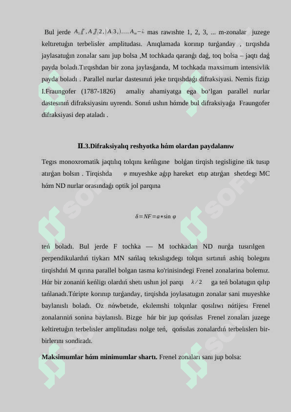 Difraksialıq   reshyotka  hάm onıń islew prinsipi 6