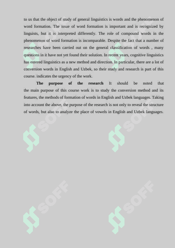 ENGLISH WORD AND ITS FORMATION 3