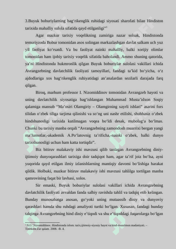 ‘‘MAOSIRI OLAMGIRIY’’ASARIDA AVRANGZEBNING IJTIMOIY-DINIY QARASHLARI TAHLILI 4