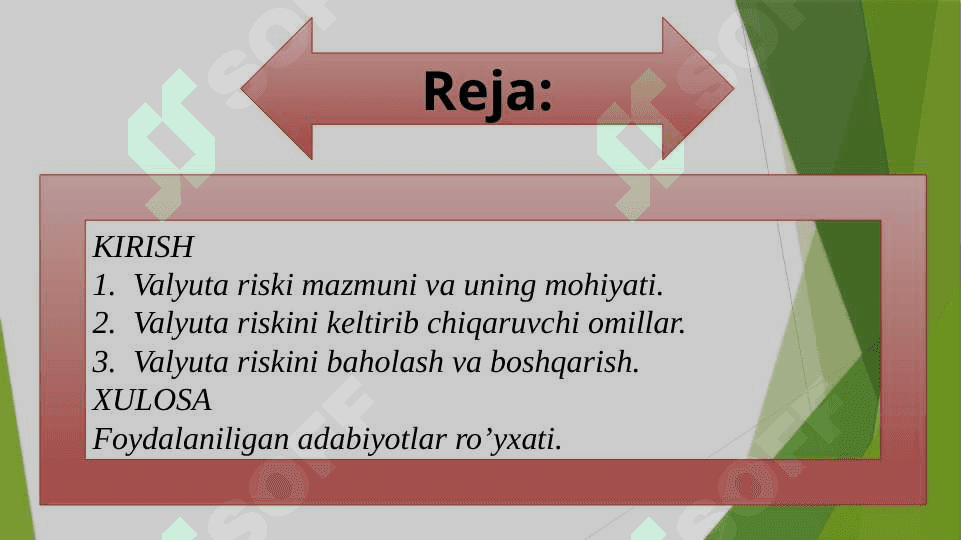 Valyuta risklarini kamaytirish usullari 2