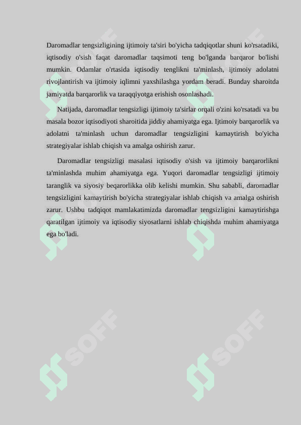 BOZOR IQTISODIYOTI SHAROITIDA DAROMADLAR 4