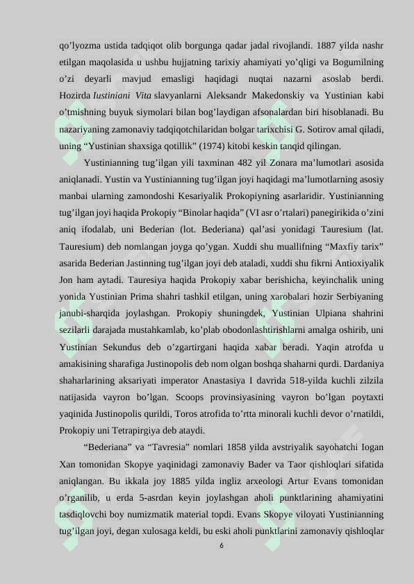 VIZANTIYA YUSTINIAN HUKMRONLIGI DAVRIDA 6