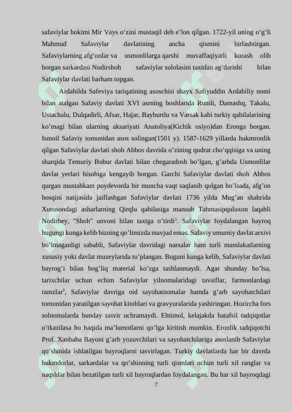 XVI-XVIII ASRLARDA ERON 7