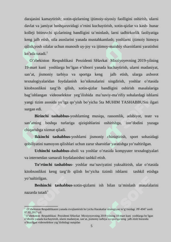 BOLANING SOTSIUMDA RIVOJLANISHI 5
