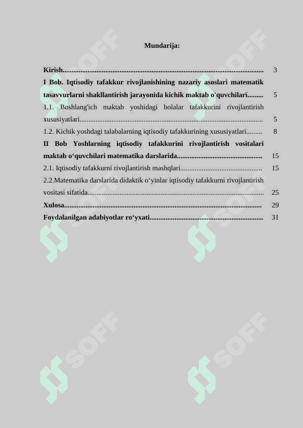 Boshlang'ich sinf o'quvchilariga matematika darslarida iqtisodiy bilim berish 2