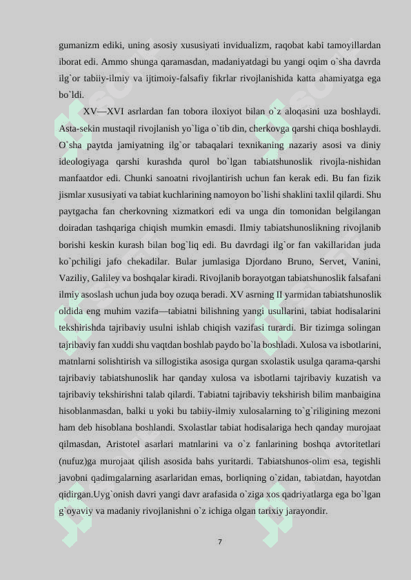 XVI-XVIII ASRLARDA FAN TARAQQIYOTI 7
