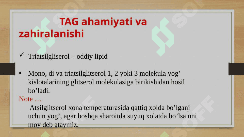 Triatsilglitserol va Keton tanachalar  metabolizmi 3