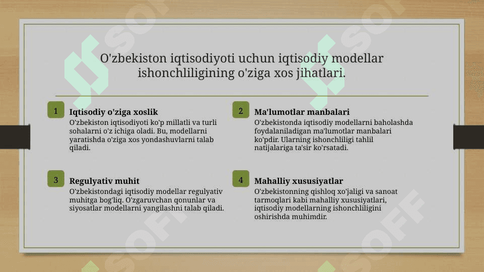 Ekonometrika modellarining ishonchliligi va ularning parametrlarining mohiyatliyligini baxolash 5