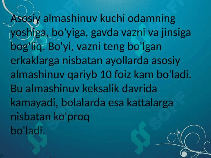 Energiya almashinuvi boshqarilishi. Mitaxondrial kasalliklar 4