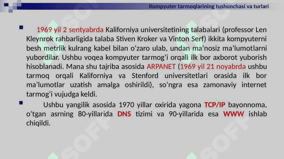 TELEKOMMUNIKATSIYA TARMOQLAR 3