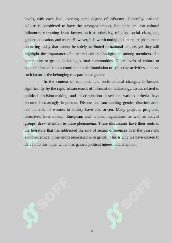CULTURAL INFLUENCES 4