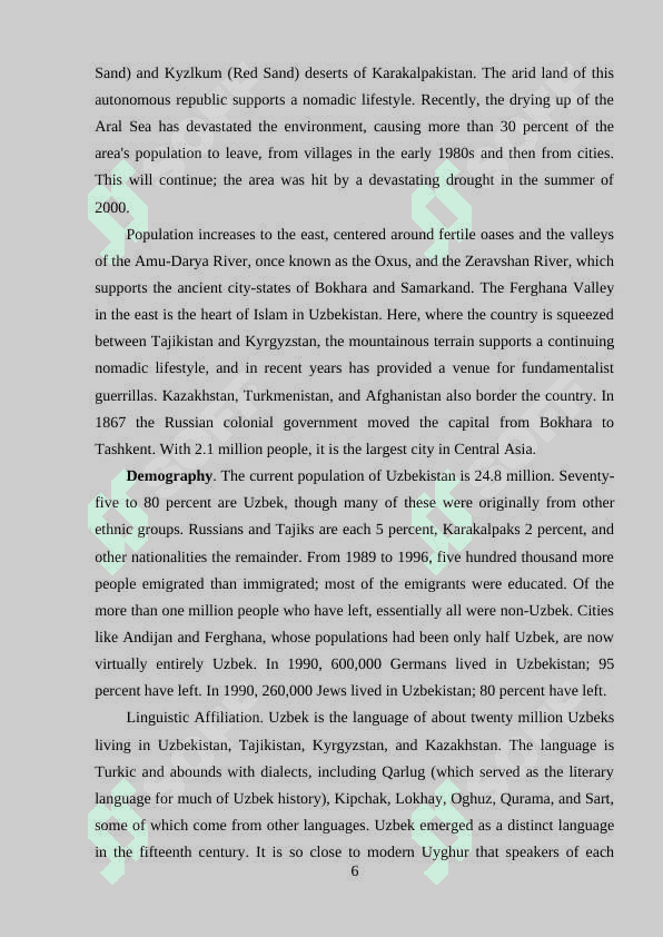 Comparing differences of Russian and Uzbek Cultural phenomenon. 6