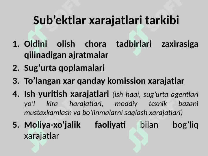 Sug’urta hizmatlarini ko’rsatuvchi sub’ektlarda yakuniy moliyaviy natijalar hisobi 4