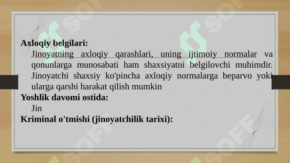 Jinoyat javobgarlik tushunchasi , jinoyat tarkibi belgilari va tomonlari 4