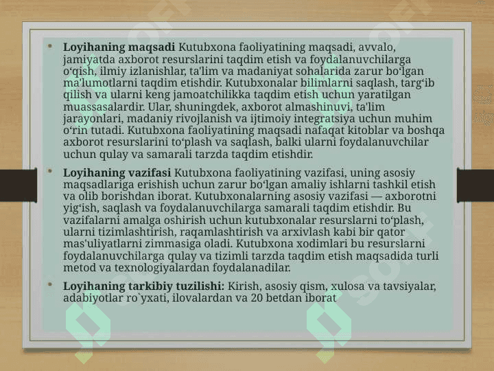 KUTUBXONA FAOLIYATI. 4