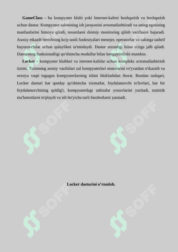 Locker dasturini o’rnatish va sozlash 2