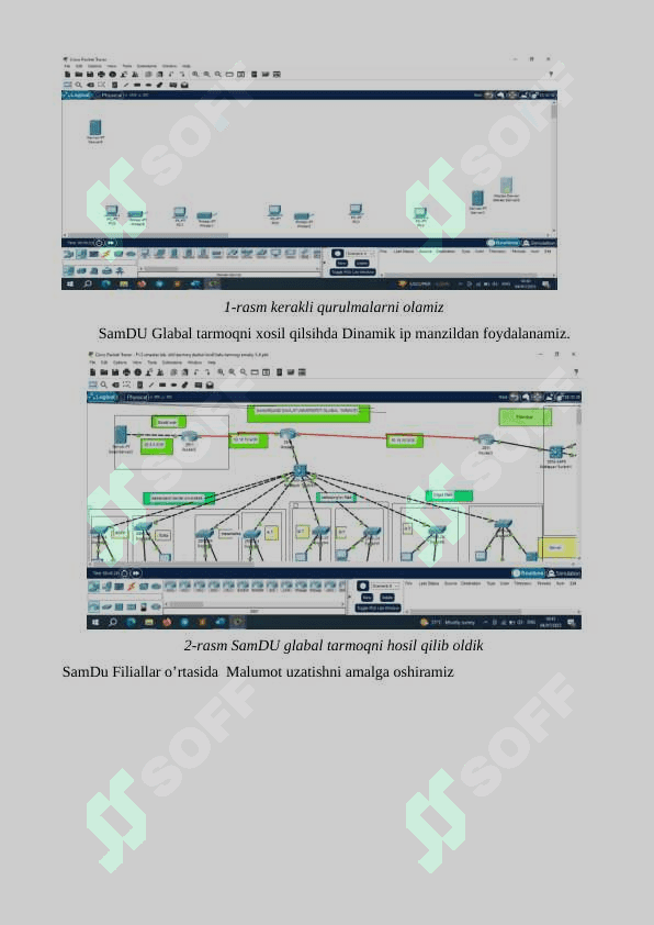 Cisco Packet Tracerda Global kompyuter tarmog’ini yaratish va web sayt shaklini tuzish asosida foydalanish 2