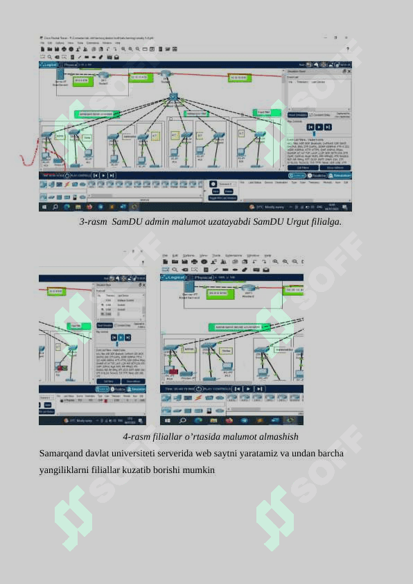 Cisco Packet Tracerda Global kompyuter tarmog’ini yaratish va web sayt shaklini tuzish asosida foydalanish 3