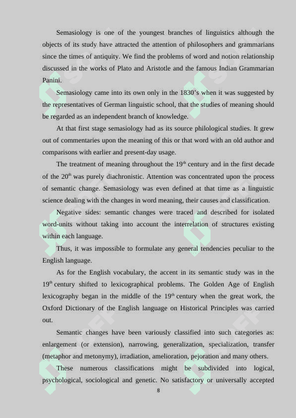 SEMASIOLOGY PHONETIC AND SEMANTIC ASPECTS OF WORDS 1 7