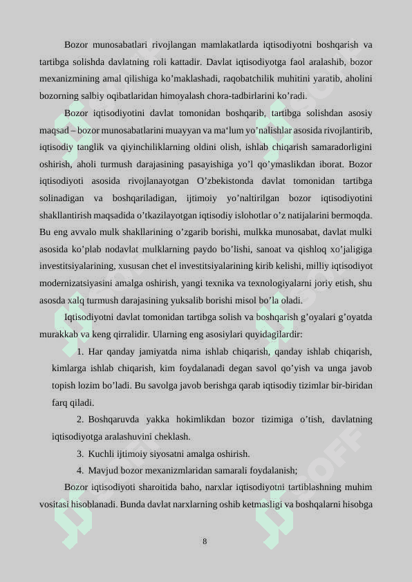 ISHLAB CHIQARISH MODELLARI 8