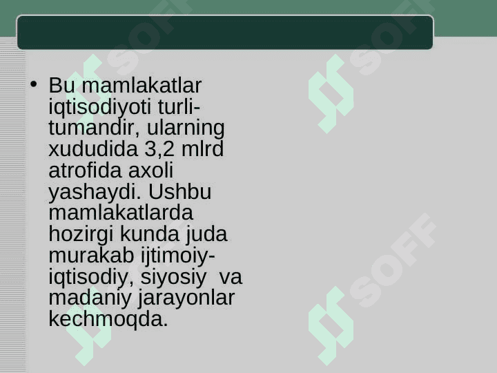 Jahon xo'jaligida iqtisodiy o'sish va ijtimoiy rivojlanish muammolari 4