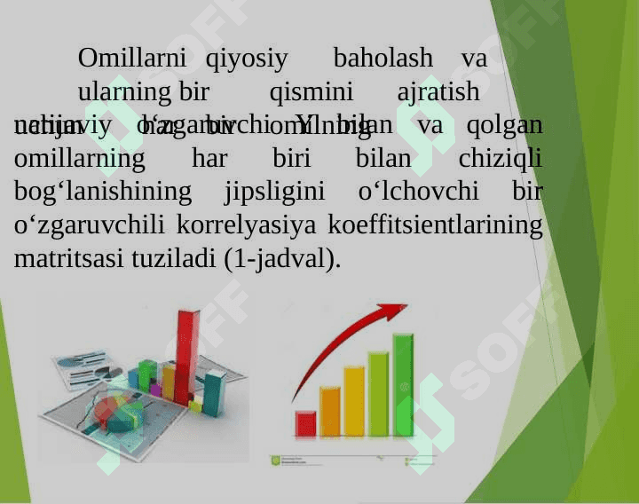Ko'p omilli ekonometrik taxlil 5
