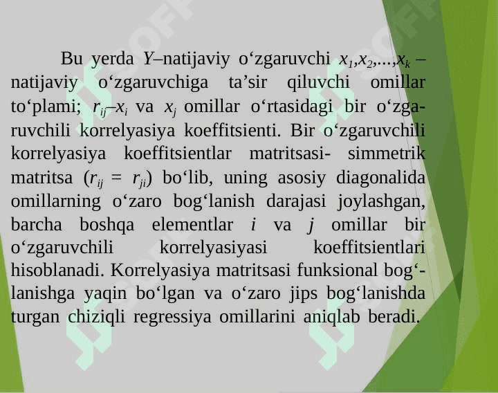 Ko'p omilli ekonometrik taxlil 7