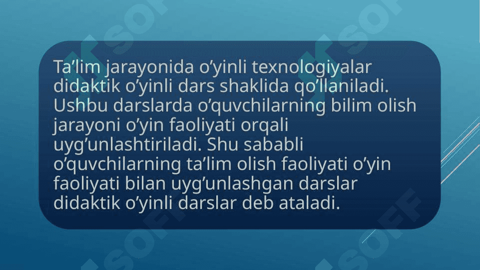 ‘’METODIK FANLARNI O’QITISH TEXNOLOGIYASI’’ 3