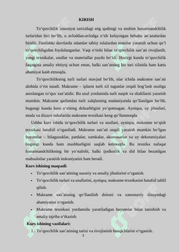 To'quvchilik turlari va usullari.Makrame to'qish 3