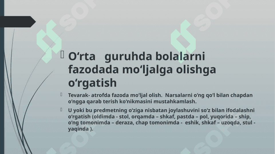 Bolalarda fazoviy tasavvurlarni shakllantirish nazariyasi va texnologiyasi 4