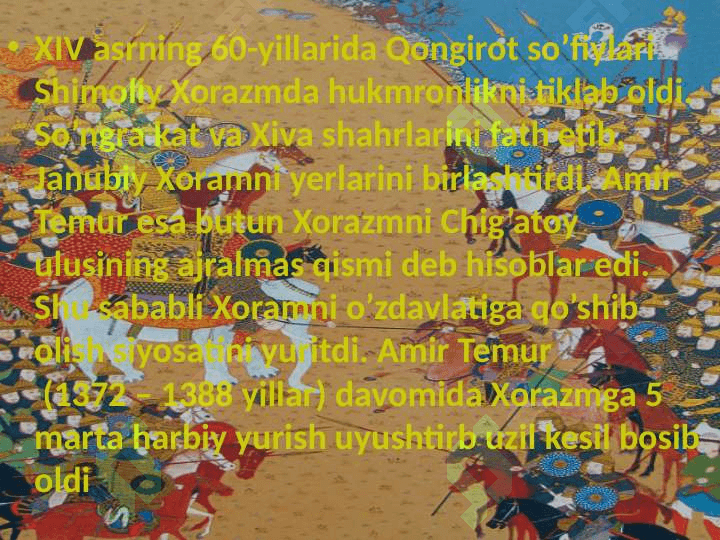 Amir Temurning harbiy yurishlari 5