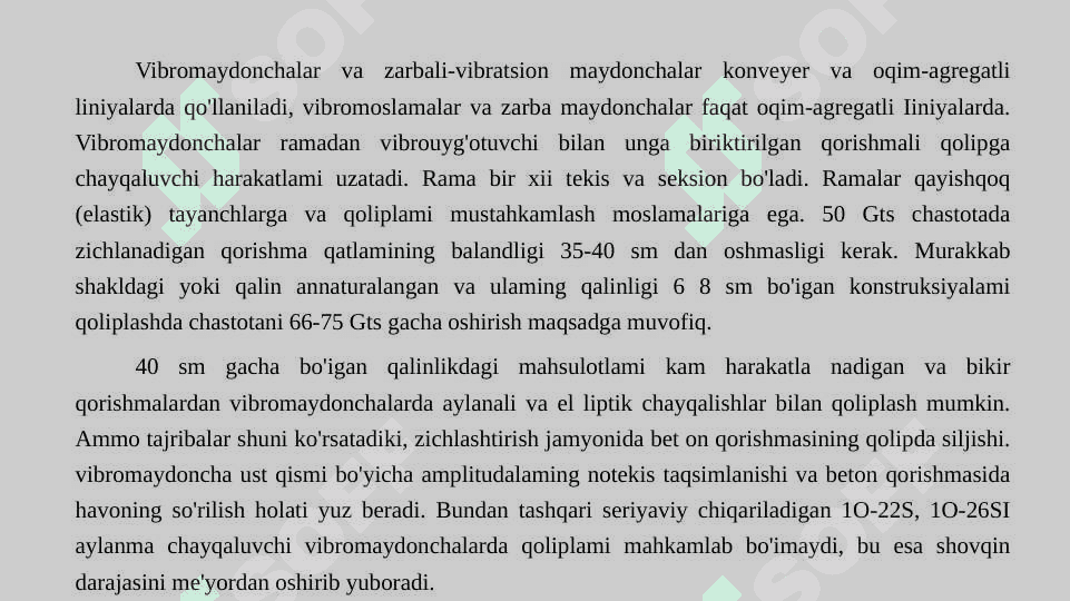 Vibroqoliplash va ularning turlari 3