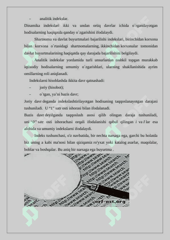 Index tushunchasi 4