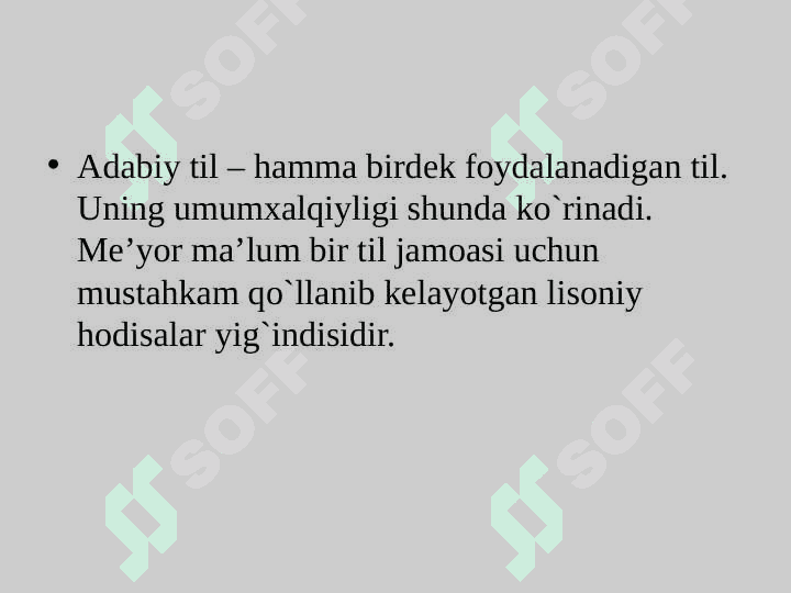 Oʻzbek tilida ogʻzaki va yozma adabiy nutq meyorlari 4