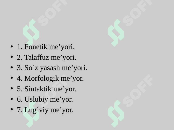 Oʻzbek tilida ogʻzaki va yozma adabiy nutq meyorlari 5