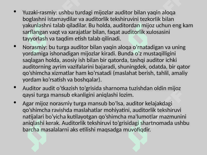 Audit tekshiruvining umumiy maqsadi 4