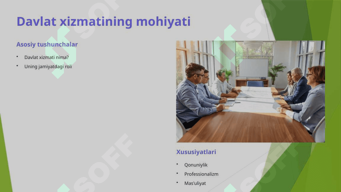 Davlat xizmati va uning turlari 2