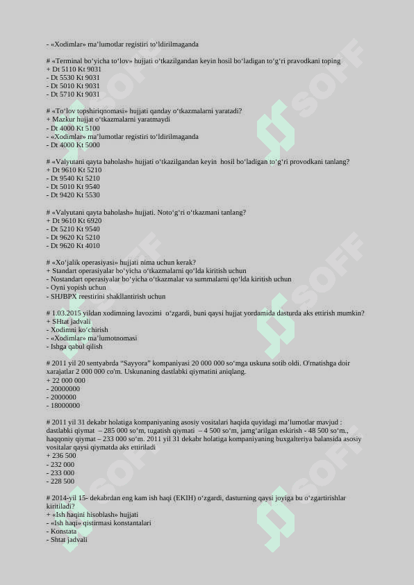 3-kurs_Buxgalteriya hisobi va audit(IQ_uz_V) test javobi bilan 2