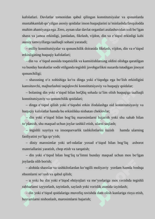 Diniy plyuralizm, diniy tolerantlik, bagʻrikenglikning jamiyat hayotidagi oʻrni 4