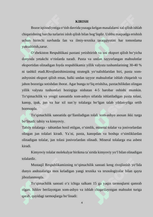 100 TONNA CHIGITLI  PAXTANI QURITISH TEXNOLOGIYASI 3
