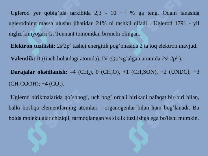 IV Aguruh bioelementlari 5