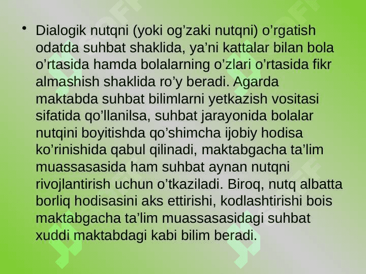 Bolalarni dialogik nutqqa oʻrgatish 8