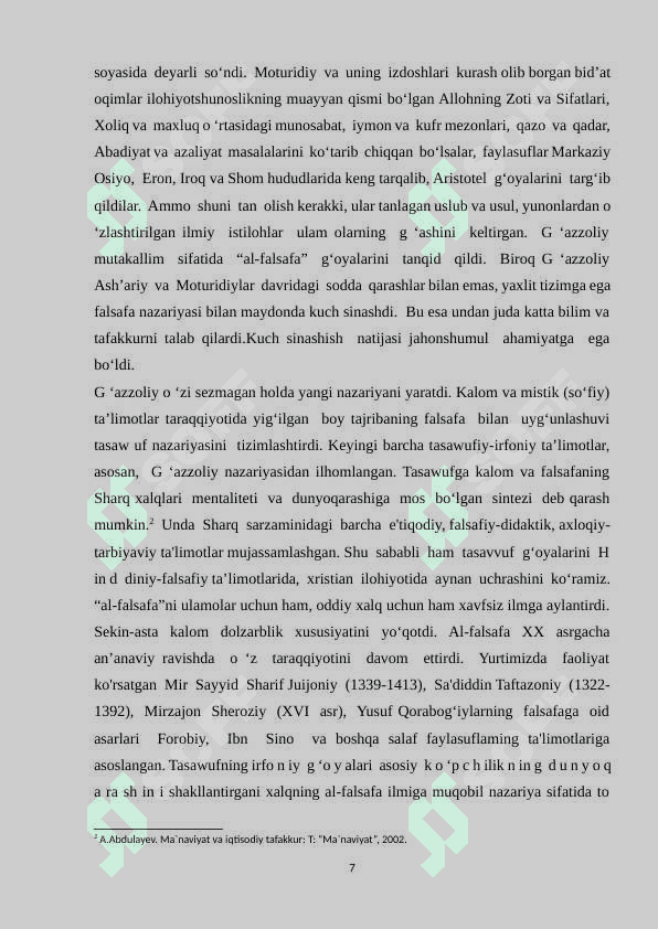 Kalom ilmini rivojlantirishga munosib xissa qo’shgan ajdodlarimiz 7