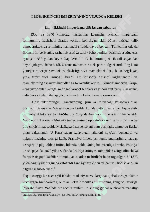 IKKINCHI IMPERIYA DAVRIDA FRANSIYA 5