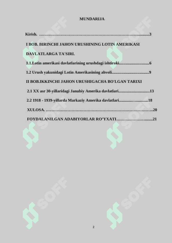 IKKINCHI JAHON URUSHI ARAFASIDA LOTIN AMERIKASI DAVLATLARI 2