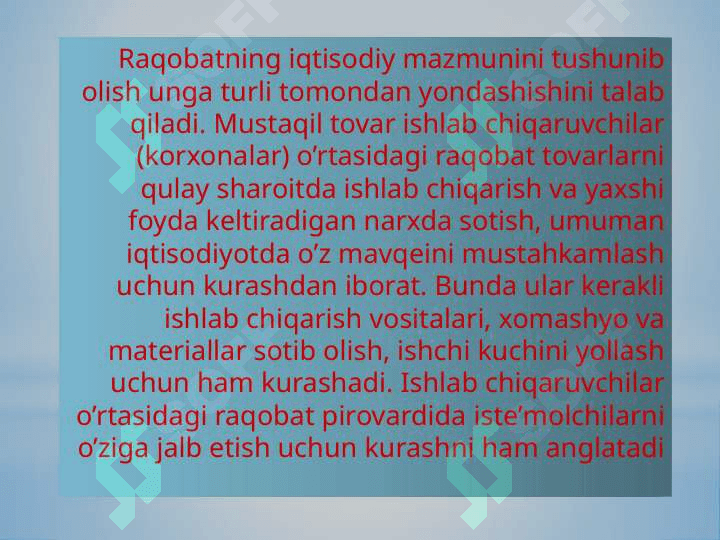 RАQОBАTLI STRАTЕGIYALАR 4