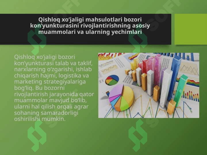 Iqtisоdiyotni mоdеrnizаtsiyalаsh shаrоitidа qishlоq хo‘jаligi mаhsulоtlаri bоzоri kоn`yunkturаsini rivоjlаntirish 8